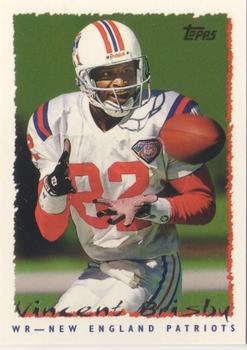 Vincent Brisby New England Patriots 1995 Topps NFL #113